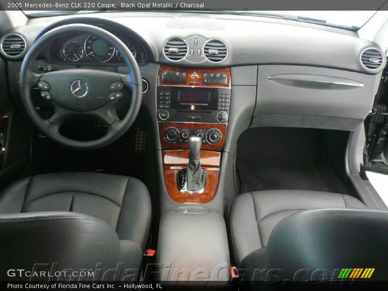 Black Opal Metallic / Charcoal 2005 Mercedes-Benz CLK 320 Coupe