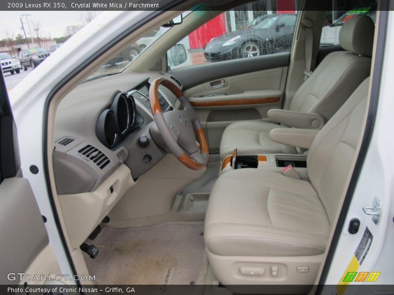 Crystal White Mica / Parchment 2009 Lexus RX 350