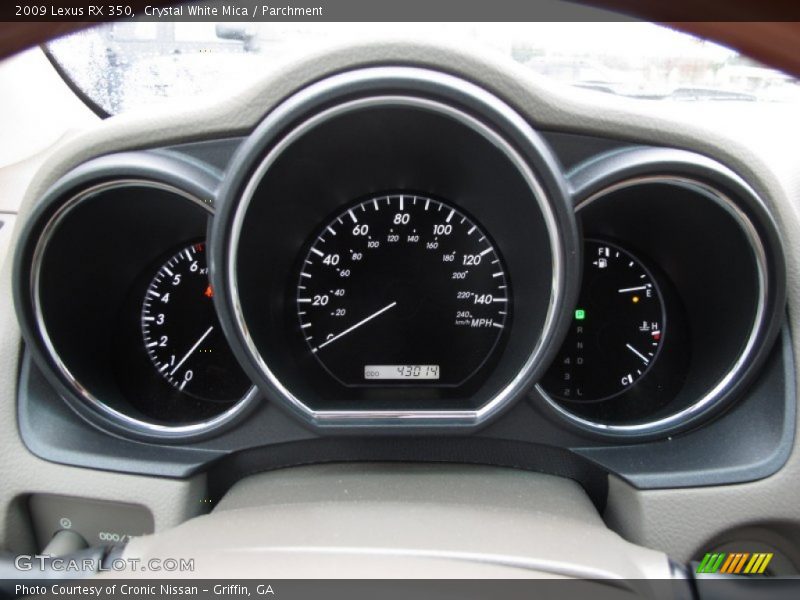 Crystal White Mica / Parchment 2009 Lexus RX 350