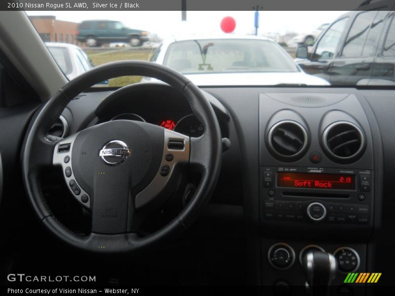 Silver Ice / Black 2010 Nissan Rogue SL AWD