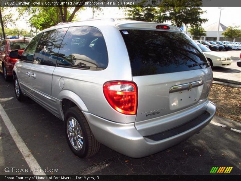 Bright Silver Metallic / Taupe 2002 Chrysler Town & Country Limited AWD