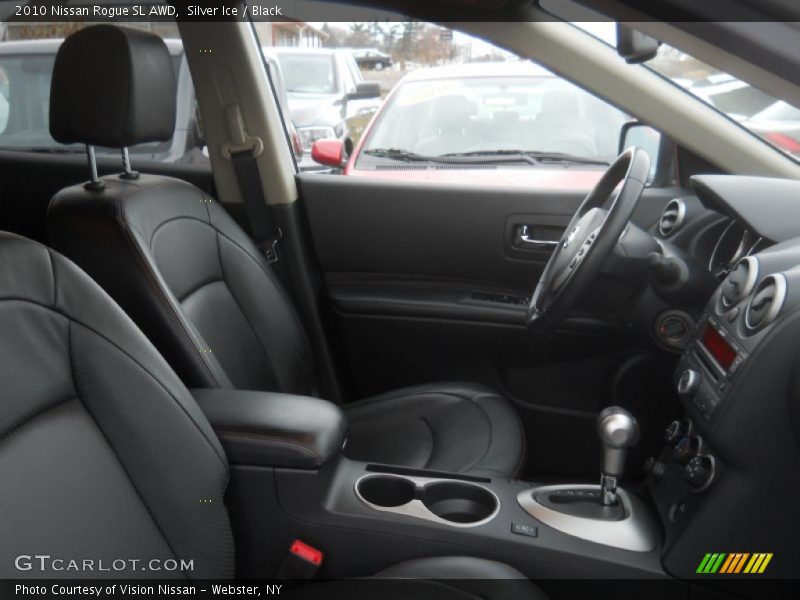 Silver Ice / Black 2010 Nissan Rogue SL AWD