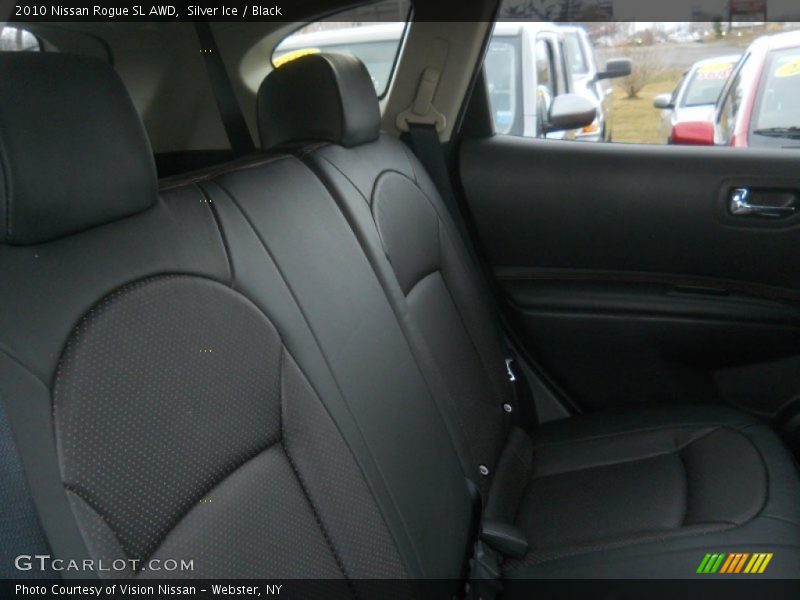 Silver Ice / Black 2010 Nissan Rogue SL AWD