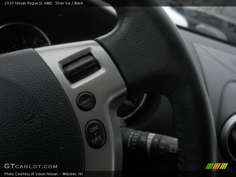 Silver Ice / Black 2010 Nissan Rogue SL AWD