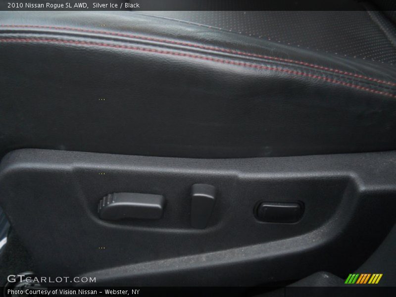 Silver Ice / Black 2010 Nissan Rogue SL AWD