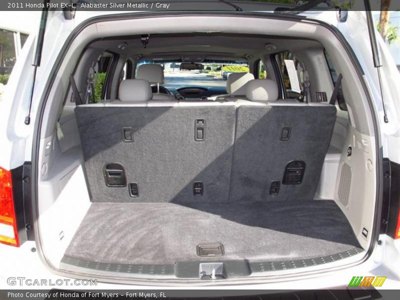 Alabaster Silver Metallic / Gray 2011 Honda Pilot EX-L