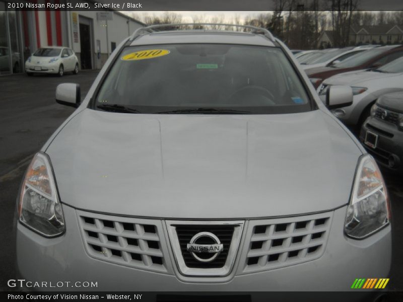Silver Ice / Black 2010 Nissan Rogue SL AWD