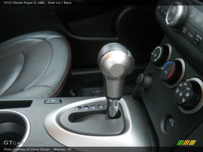 Silver Ice / Black 2010 Nissan Rogue SL AWD
