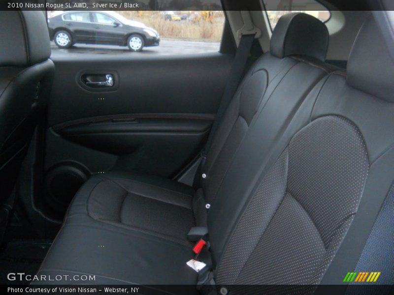 Silver Ice / Black 2010 Nissan Rogue SL AWD