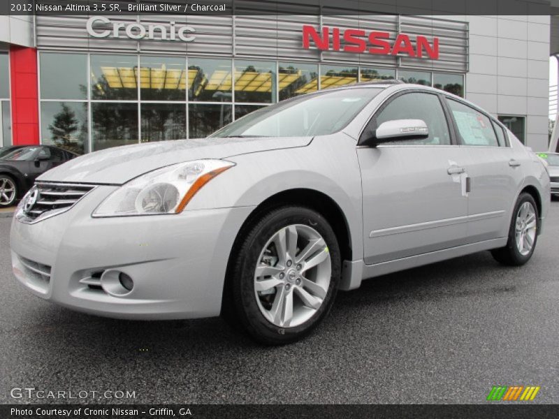 Brilliant Silver / Charcoal 2012 Nissan Altima 3.5 SR