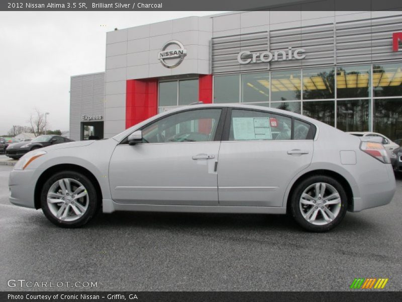 Brilliant Silver / Charcoal 2012 Nissan Altima 3.5 SR