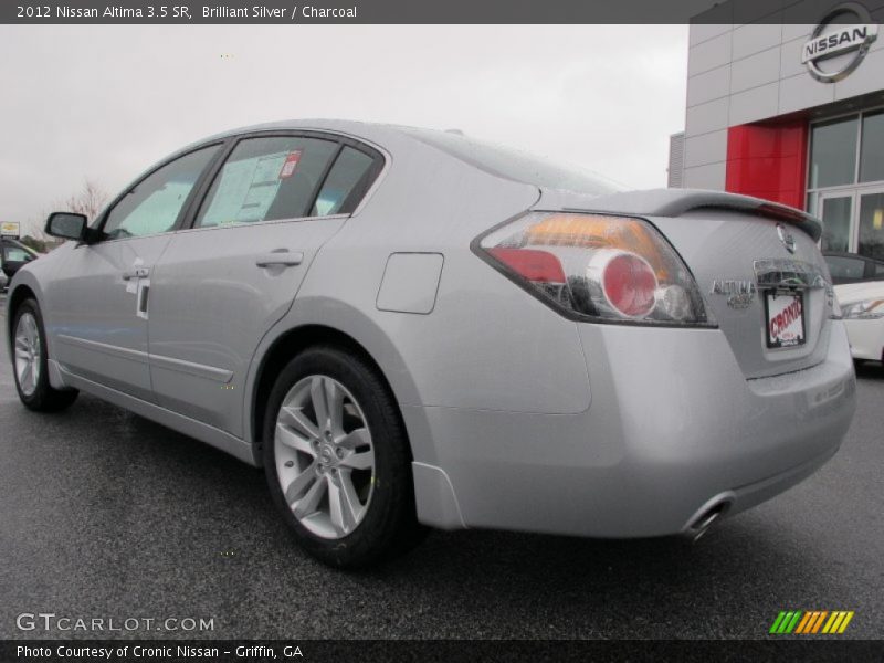 Brilliant Silver / Charcoal 2012 Nissan Altima 3.5 SR