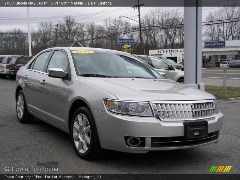 Silver Birch Metallic / Dark Charcoal 2007 Lincoln MKZ Sedan