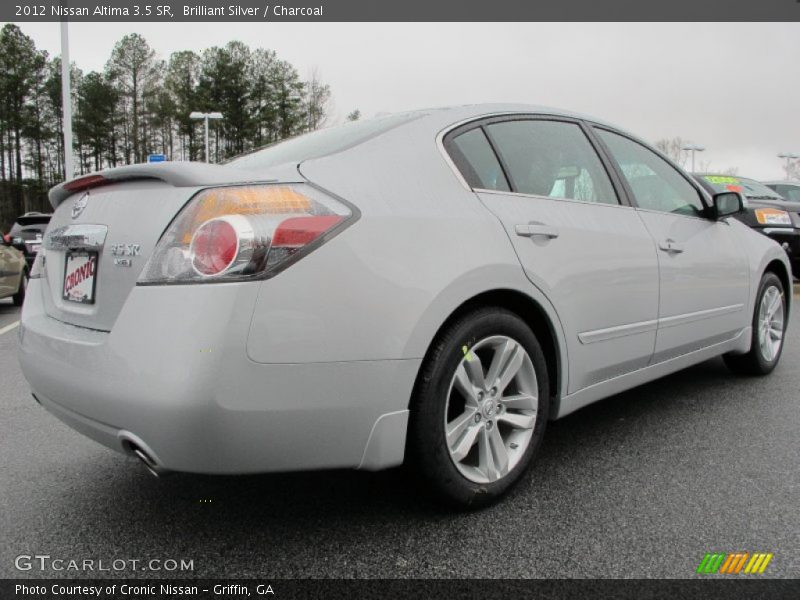 Brilliant Silver / Charcoal 2012 Nissan Altima 3.5 SR