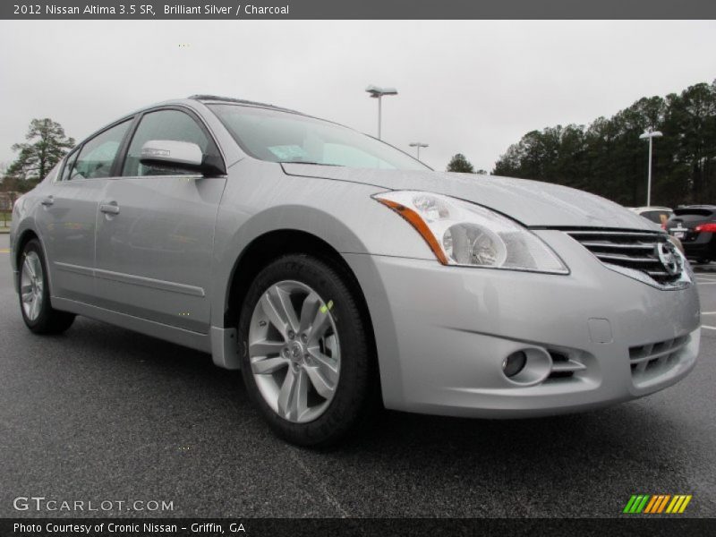 Brilliant Silver / Charcoal 2012 Nissan Altima 3.5 SR