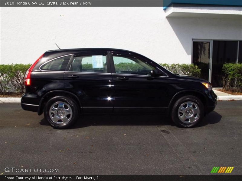 Crystal Black Pearl / Ivory 2010 Honda CR-V LX