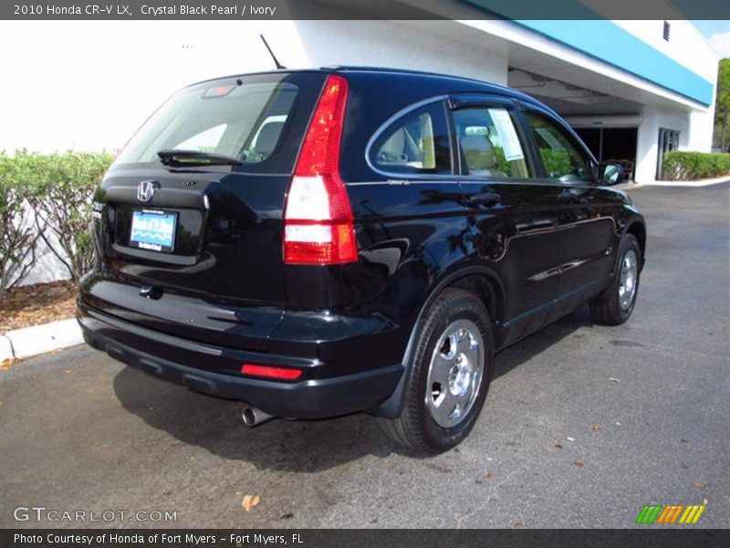 Crystal Black Pearl / Ivory 2010 Honda CR-V LX