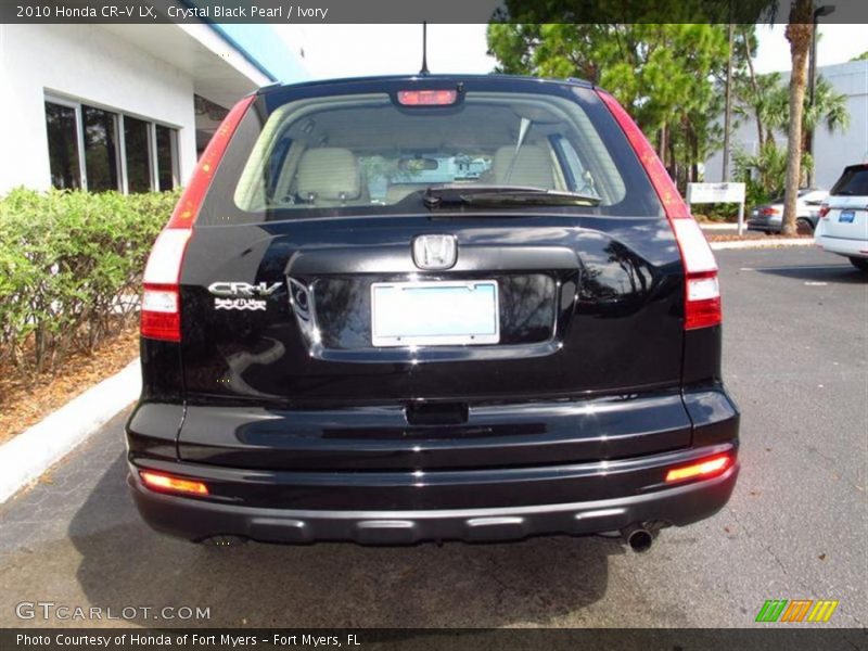 Crystal Black Pearl / Ivory 2010 Honda CR-V LX