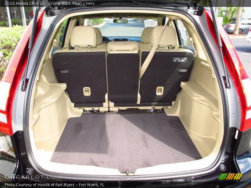 Crystal Black Pearl / Ivory 2010 Honda CR-V LX