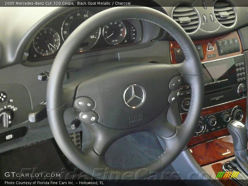 Black Opal Metallic / Charcoal 2005 Mercedes-Benz CLK 320 Coupe