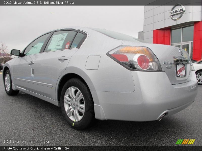 Brilliant Silver / Frost 2012 Nissan Altima 2.5 S