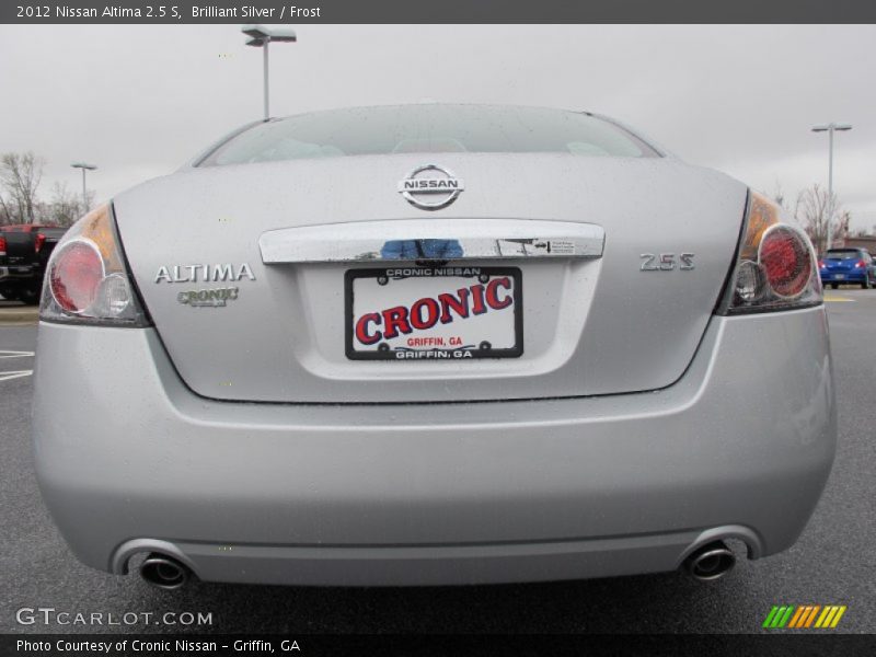 Brilliant Silver / Frost 2012 Nissan Altima 2.5 S