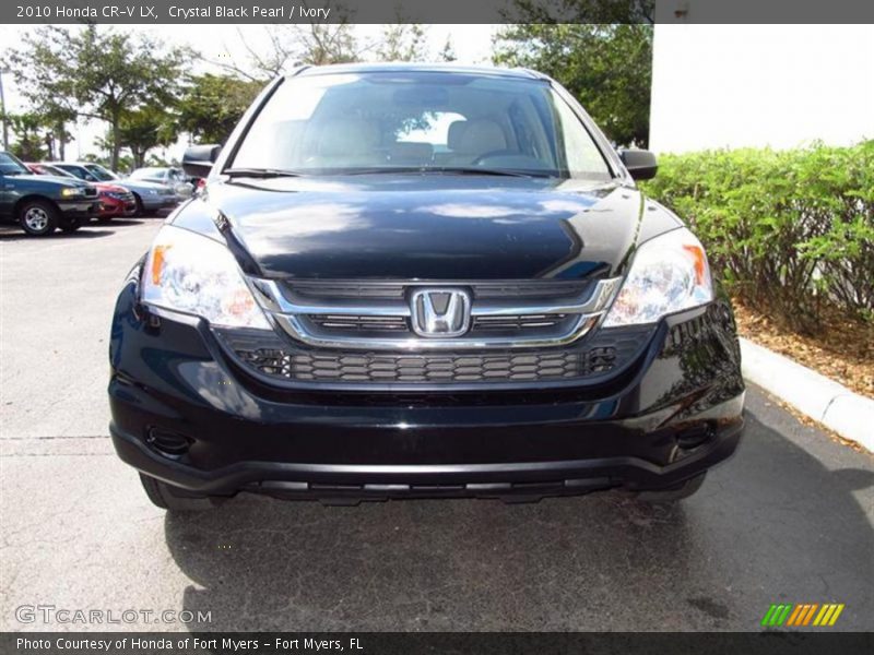 Crystal Black Pearl / Ivory 2010 Honda CR-V LX