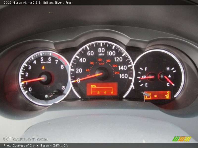 Brilliant Silver / Frost 2012 Nissan Altima 2.5 S