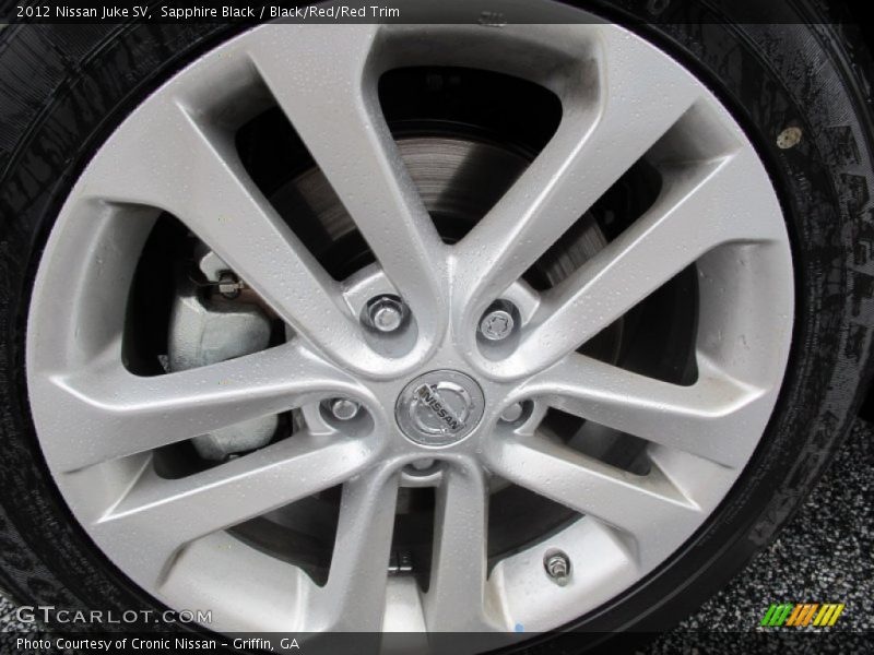 Sapphire Black / Black/Red/Red Trim 2012 Nissan Juke SV
