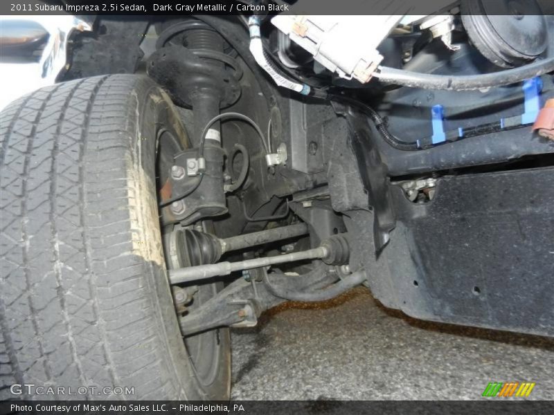 Dark Gray Metallic / Carbon Black 2011 Subaru Impreza 2.5i Sedan