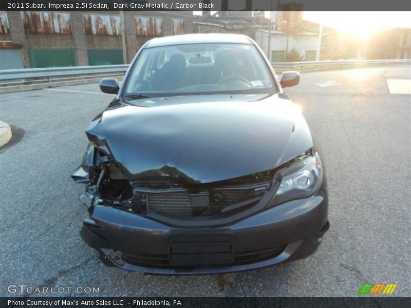 Dark Gray Metallic / Carbon Black 2011 Subaru Impreza 2.5i Sedan