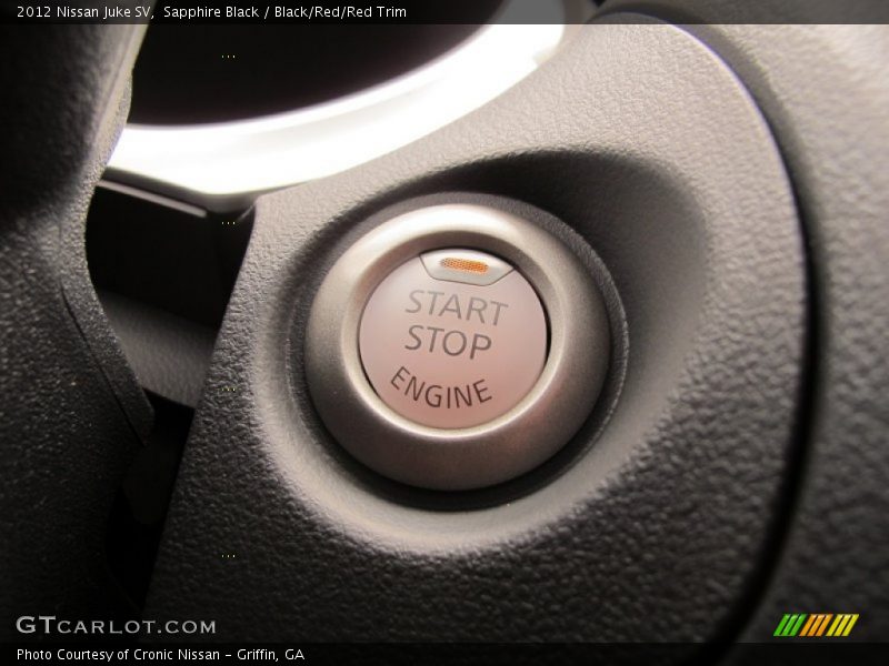 Sapphire Black / Black/Red/Red Trim 2012 Nissan Juke SV