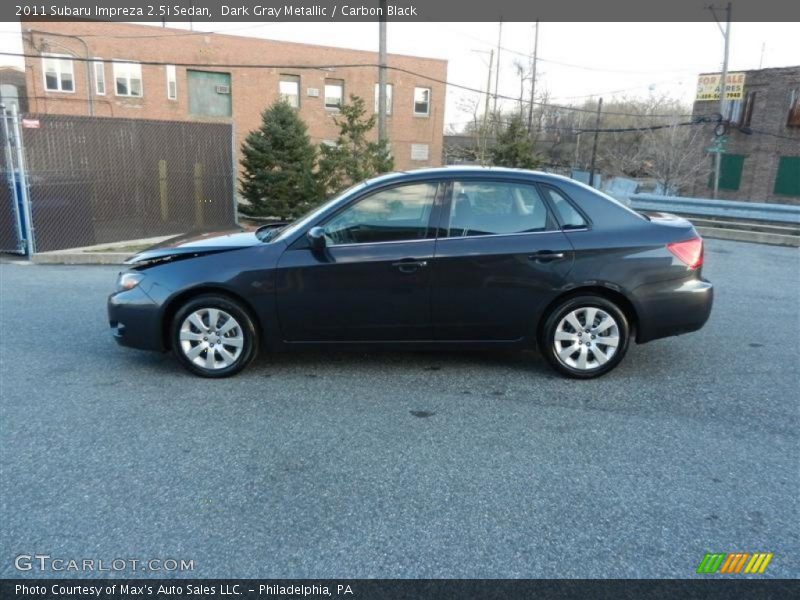 Dark Gray Metallic / Carbon Black 2011 Subaru Impreza 2.5i Sedan