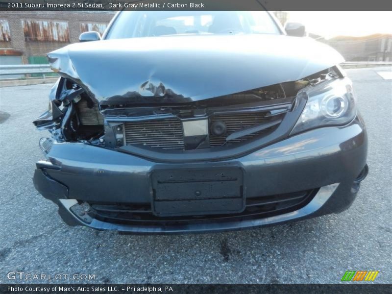 Dark Gray Metallic / Carbon Black 2011 Subaru Impreza 2.5i Sedan