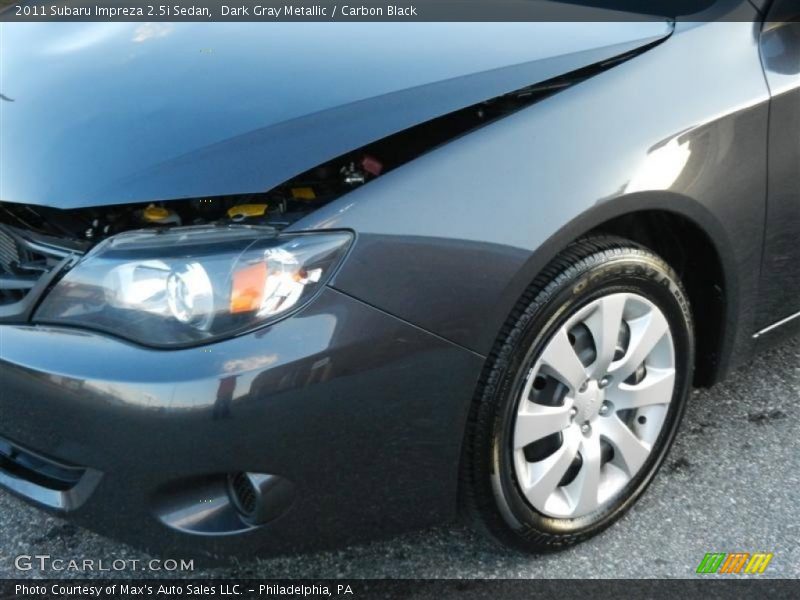 Dark Gray Metallic / Carbon Black 2011 Subaru Impreza 2.5i Sedan