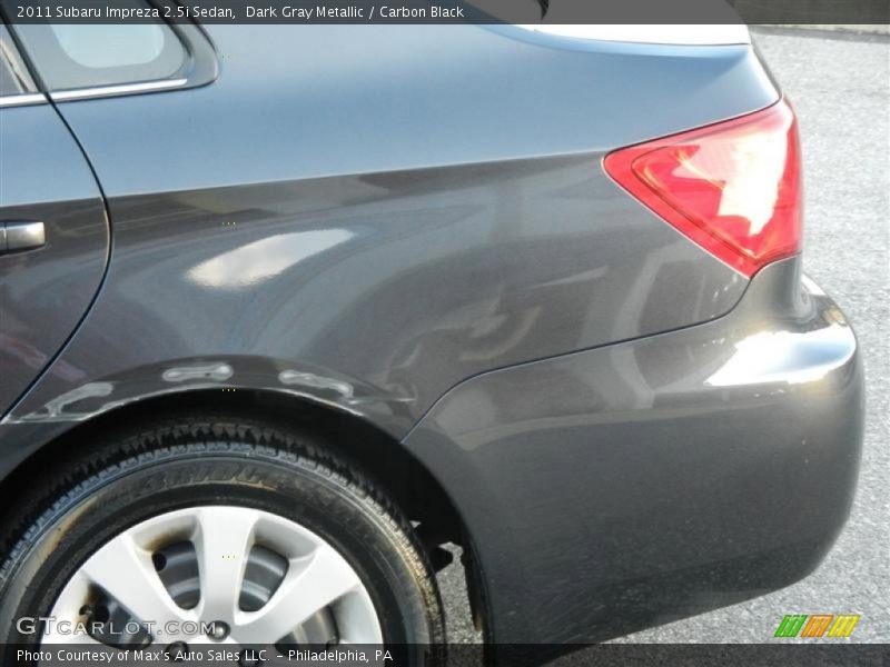 Dark Gray Metallic / Carbon Black 2011 Subaru Impreza 2.5i Sedan