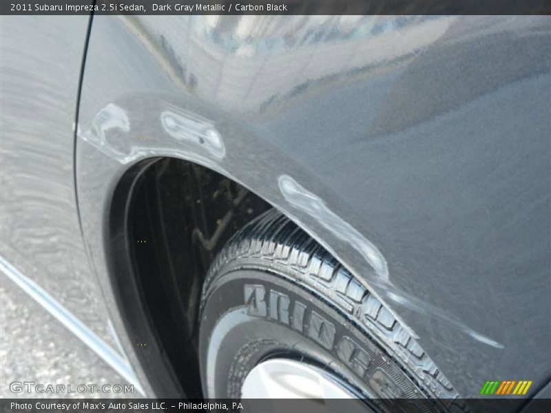 Dark Gray Metallic / Carbon Black 2011 Subaru Impreza 2.5i Sedan