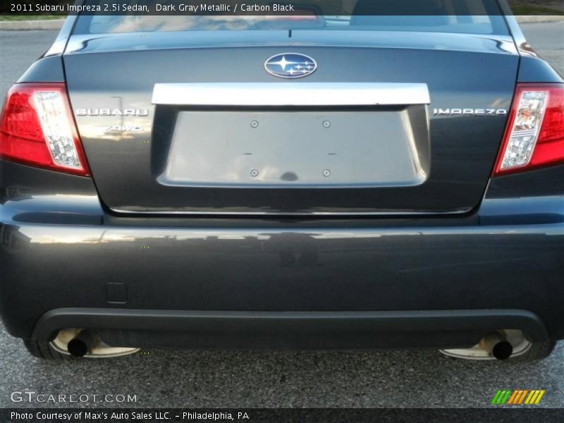 Dark Gray Metallic / Carbon Black 2011 Subaru Impreza 2.5i Sedan