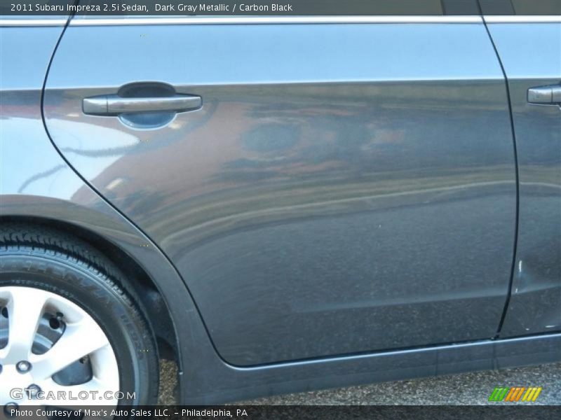 Dark Gray Metallic / Carbon Black 2011 Subaru Impreza 2.5i Sedan