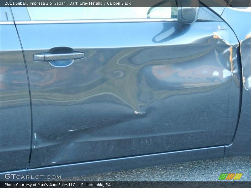 Dark Gray Metallic / Carbon Black 2011 Subaru Impreza 2.5i Sedan