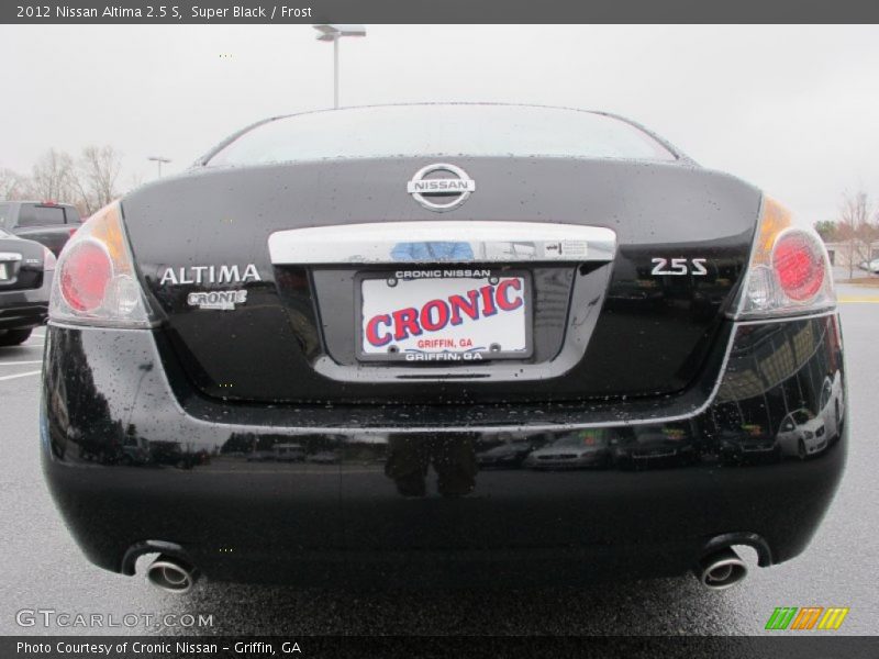 Super Black / Frost 2012 Nissan Altima 2.5 S