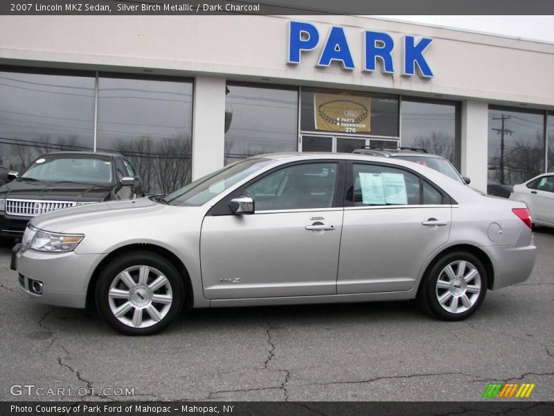 Silver Birch Metallic / Dark Charcoal 2007 Lincoln MKZ Sedan