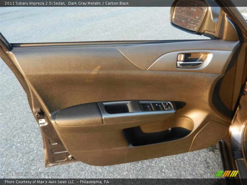 Dark Gray Metallic / Carbon Black 2011 Subaru Impreza 2.5i Sedan