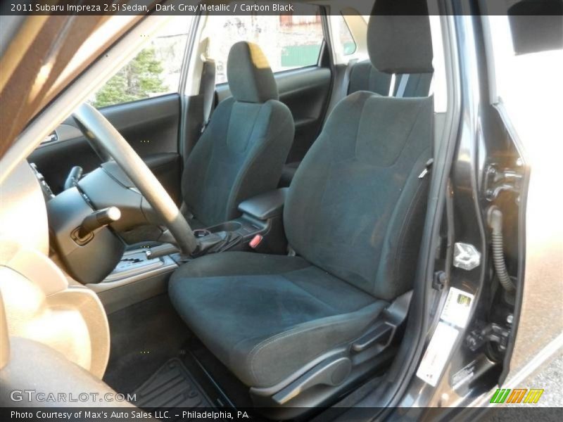 Dark Gray Metallic / Carbon Black 2011 Subaru Impreza 2.5i Sedan