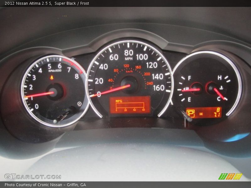 Super Black / Frost 2012 Nissan Altima 2.5 S