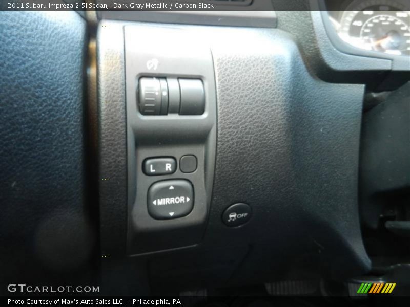 Dark Gray Metallic / Carbon Black 2011 Subaru Impreza 2.5i Sedan