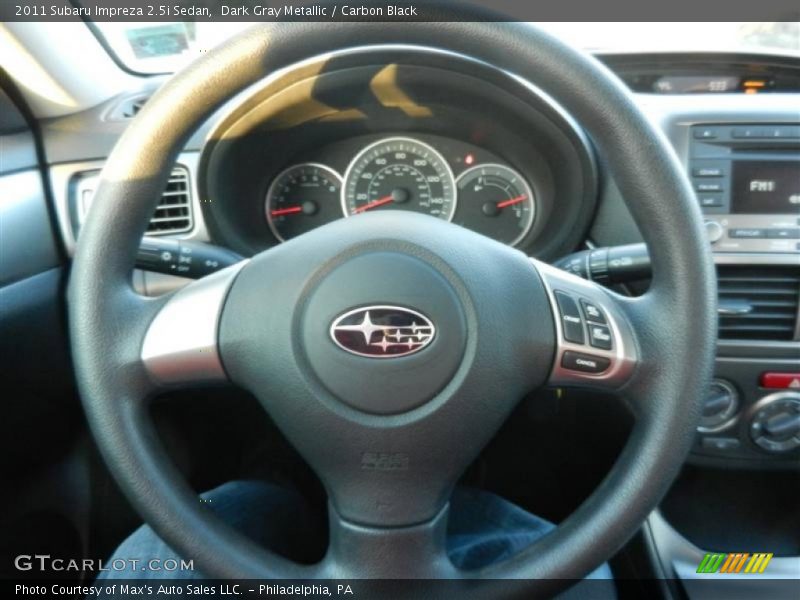 Dark Gray Metallic / Carbon Black 2011 Subaru Impreza 2.5i Sedan