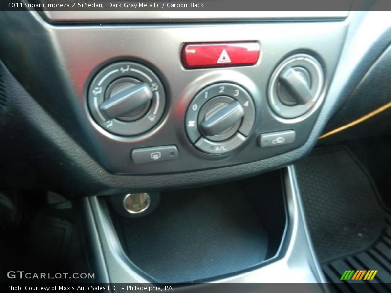 Dark Gray Metallic / Carbon Black 2011 Subaru Impreza 2.5i Sedan