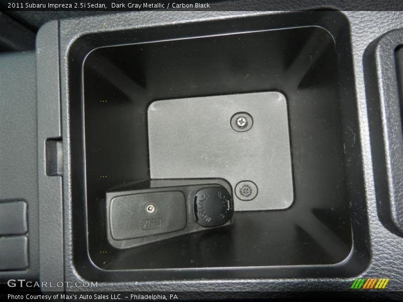 Dark Gray Metallic / Carbon Black 2011 Subaru Impreza 2.5i Sedan
