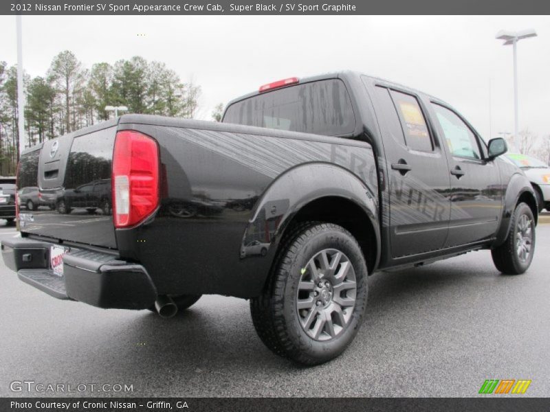 Super Black / SV Sport Graphite 2012 Nissan Frontier SV Sport Appearance Crew Cab